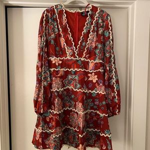 Red Dress Boutique Patterned Dress
